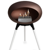 Le Feu Mocha Ground Wood Low | Bio-ethanol Haard | Model 2025