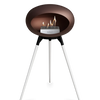 Le Feu Mocca Ground Wood High | Bio-ethanol Haard | Model 2025