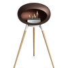 Le Feu Mocca Ground Wood High | Bio-ethanol Haard | Model 2025