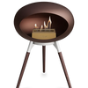 Le Feu Mocha Ground Wood Low | Bio-ethanol Haard | Model 2025