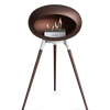 Le Feu Mocca Ground Wood High | Bio-ethanol Haard | Model 2025