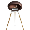 Le Feu Mocca Ground Wood High | Bio-ethanol Haard | Model 2025