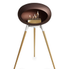 Le Feu Mocca Ground Wood High | Bio-ethanol Haard | Model 2025