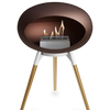 Le Feu Mocha Ground Wood Low | Bio-ethanol Haard | Model 2025