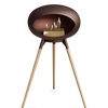 Le Feu Mocca Ground Wood High | Bio-ethanol Haard | Model 2025
