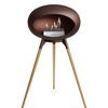 Le Feu Mocca Ground Wood High | Bio-ethanol Haard | Model 2025