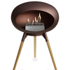 Le Feu Mocha Ground Wood Low | Bio-ethanol Haard | Model 2025