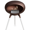 Le Feu Mocha Ground Wood Low | Bio-ethanol Haard | Model 2025