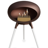 Le Feu Mocha Ground Wood Low | Bio-ethanol Haard | Model 2025