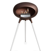 Le Feu Mocca Ground Wood High | Bio-ethanol Haard | Model 2025