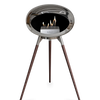 Le Feu Chromed Silver Ground Wood High | Bio-ethanol Haard | Model 2025