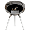 Le Feu Chromed Silver Ground Wood Low | Bio-ethanol Haard | Model 2025