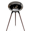 Le Feu Chromed Silver Ground Wood High | Bio-ethanol Haard | Model 2025