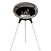 Le Feu Chromed Silver Ground Wood High | Bio-ethanol Haard | Model 2025