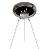 Le Feu Chromed Silver Ground Wood High | Bio-ethanol Haard | Model 2025