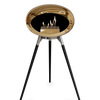 Le Feu Chromed Rose Gold Ground Wood High | Bio-ethanol Haard | Model 2025