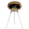 Le Feu Chromed Rose Gold Ground Wood High | Bio-ethanol Haard | Model 2025
