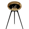 Le Feu Chromed Rose Gold Ground Wood High | Bio-ethanol Haard | Model 2025