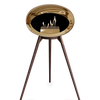 Le Feu Chromed Rose Gold Ground Wood High | Bio-ethanol Haard | Model 2025