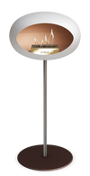 Le Feu White Ground Steel High | Bio-ethanol Haard | Model 2025