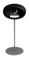Le Feu Black Ground Steel High | Bio-ethanol Haard | Model 2025