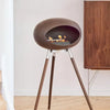 Le Feu Mocca Ground Wood High | Bio-ethanol Haard | Model 2025