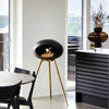 Le Feu Black Ground Wood High | Bio-ethanol Haard | Model 2025