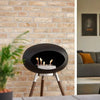 Le Feu Black Ground Wood High | Bio-ethanol Haard | Model 2025