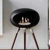 Le Feu Black Ground Wood Low | Bio-ethanol Haard | Model 2025