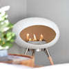 Le Feu White Ground Wood Low | Bio-ethanol Haard | Model 2025
