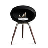 Le Feu Black Ground Wood Low | Bio-ethanol Haard | Model 2025