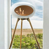 Le Feu White Ground Wood High | Bio-ethanol Haard | Model 2025
